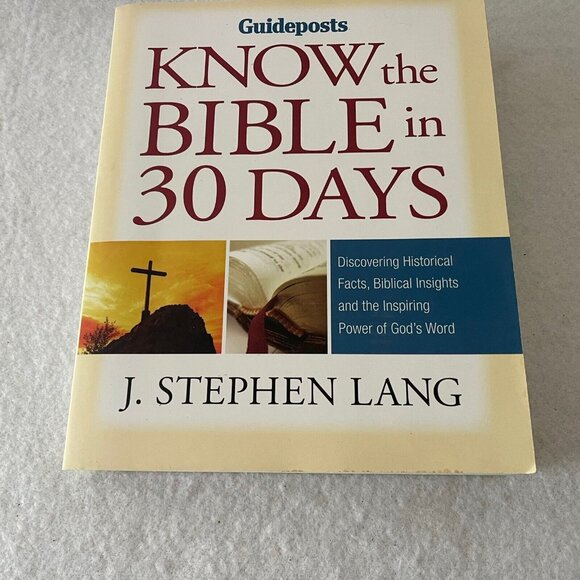 Know the Bible in 30 Days 2008 Paperback Book by J. Stephen Lang - Picture 5 of 15
